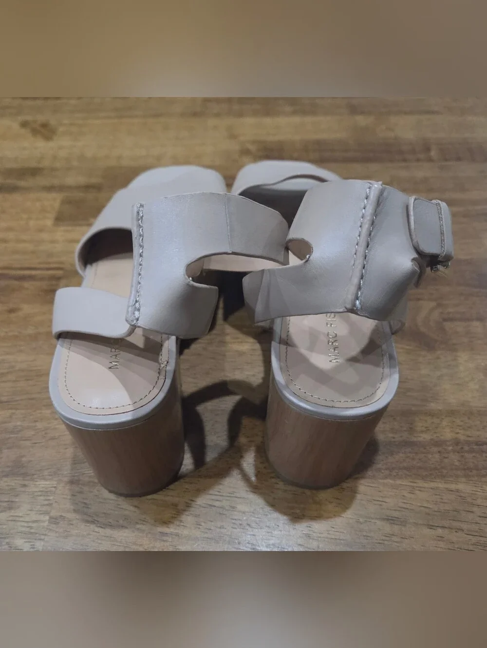 Marc Fisher Nude Platform Sandal
